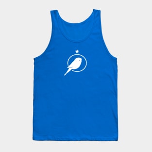 Budgie parrot, minimal design of Parakeet for bird lovers Tank Top